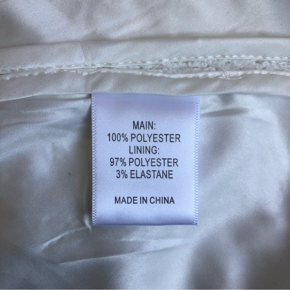 🌿 WAYNE COOPER 🌿 Brand New asymmetrical white lace dress size 8 RRP $229 - Picture 15 of 16